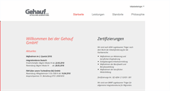 Desktop Screenshot of gehauf.de