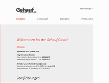 Tablet Screenshot of gehauf.de